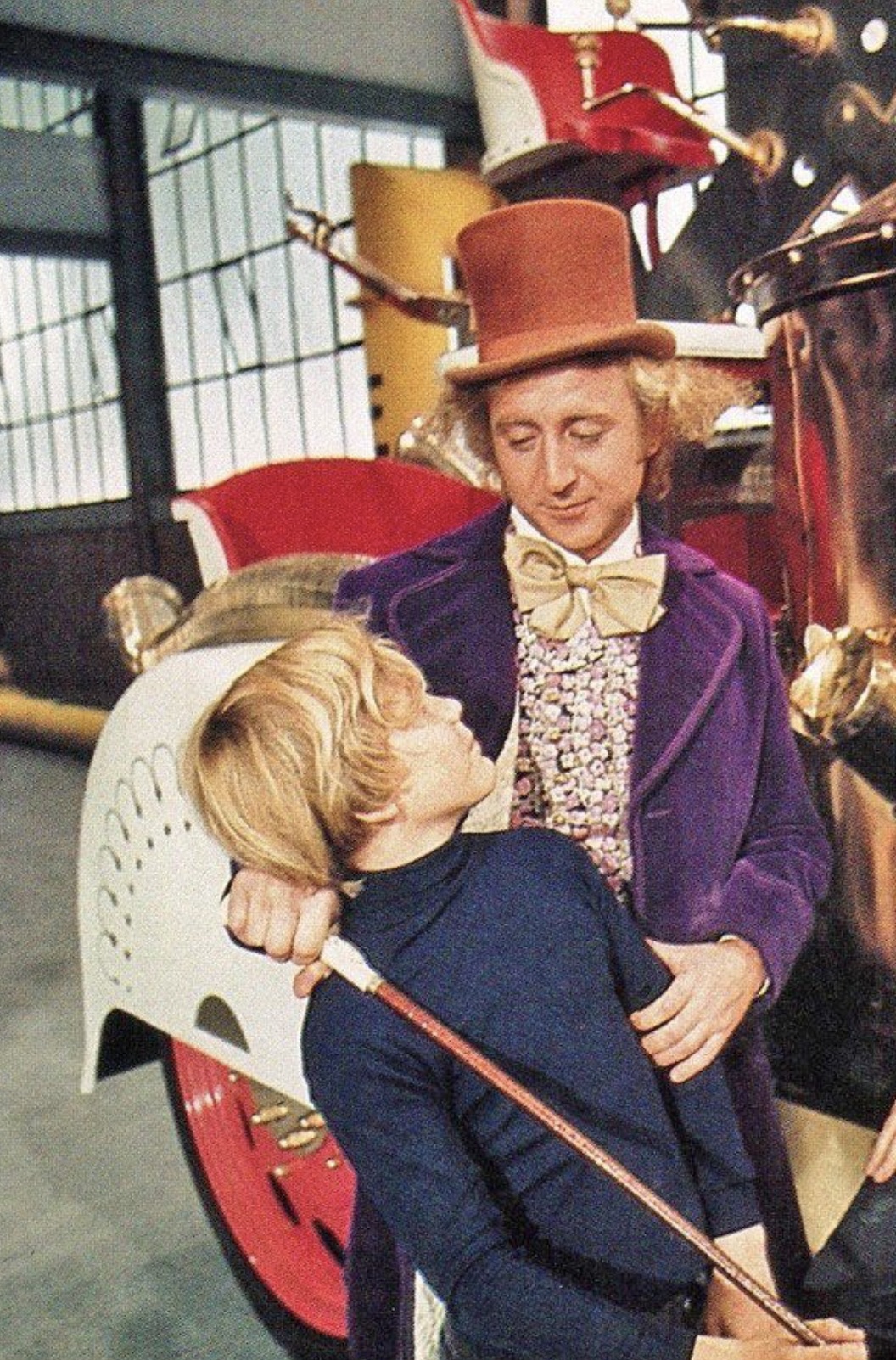 Gene Wilder and Ostrum rehearsing